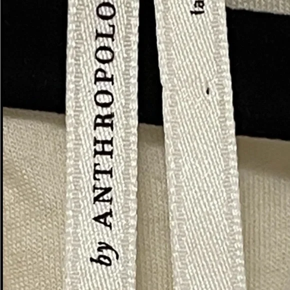 Anthropologie Shimmer Sleeveless Metallic Ivory Tank Top Bubble Hem Boho Small - Picture 8 of 10